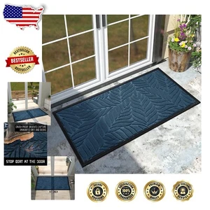Stylish 47x24 Indoor/Outdoor Welcome Mat - Water-Resistant and Non-Slip - Picture 1 of 9