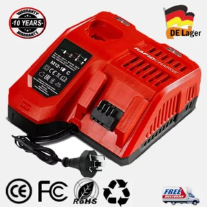 M12 M18 Ladegerät Für Milwaukee M12-18 FC Ladegerät M12 B5 LITHIUM Akku DE - Bild 1 von 12