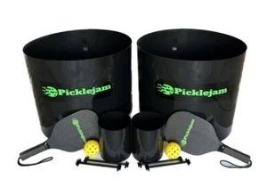Juego Picklejam Kan Jam Pickleball Juego Exterior con DOS PALETAS PICKLEBALL + BOLAS - Imagen 1 de 4