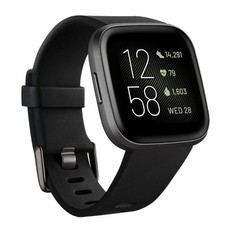 Fitbit Versa 2 Health & Fitness Smartwatch (FB507BKBK)
