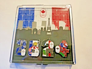 PARIS 2024 - LIMITED EDITION ( 100 ) CANADA NOC BOXED PIN SET. ( LAST ONE ) - Picture 1 of 6