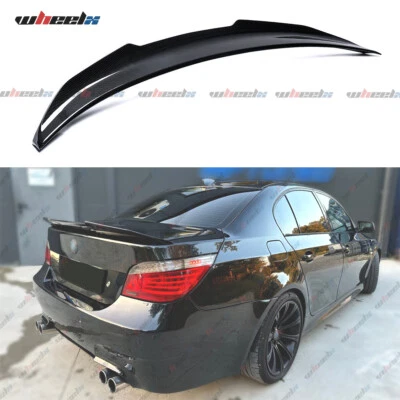 FOR 2004-2010 BMW E60 525i 530i M5 SEDAN CARBON PSM STYLE HIGHKICK TRUNK SPOILER Foto 1 de 4