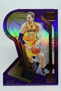 2023-24 Panini Crown Royale Hand Crafted PURPLE 1/99 Pau Gasol #4 Color Match - Picture 1 of 2
