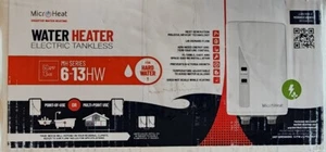 Micro-Heat Electric Tankless Water Heater - MH Series 6-13HW - 60 Amp 13 KW - Picture 1 of 3