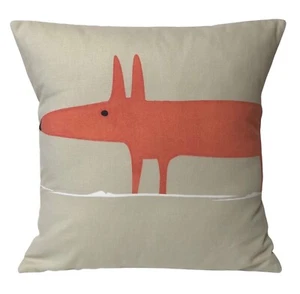 1 x Scion Mr Fox Paprika Cushion Cover - Picture 1 of 2