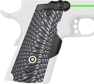 DARKFANG Compact/Full Size 1911 Laser Grip with Ambi Safety Cut, G10 1911 Laser - Picture 1 of 12