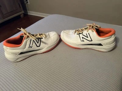 New Balance 696 V5 Mujer Talla 10.5 Hombres Talla 9 Zapatos de Cancha Dura Pickleball Tenis Foto 1 de 4