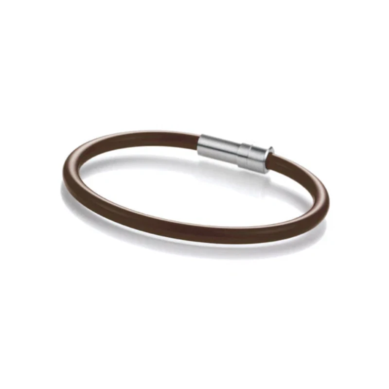 Pulsera TeNo Acero Inoxidable YuKoN Caucho Marrón Talla 19 Foto 1 de 1