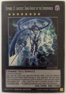 Yugioh Number 23: Lancelot, Dark Knight Of The Underworld BOSH-ENSE2 Super NM - Picture 1 of 1