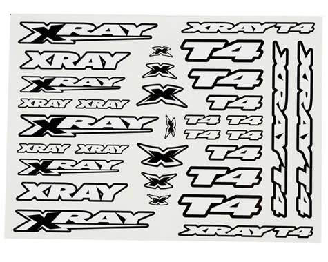 Hoja de calcomanías adhesivas XRA397326 XRAY T4 (blanco) Foto 1 de 1