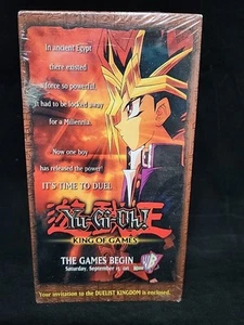 Toys R Us Sealed VHS Yugioh King Of Games W/ Invitation To Duelist Kingdom NEW - Picture 1 of 4