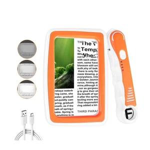 Magnifying Glass with Light, 5X 10X 45X Rechargeable Large Page Magnifier wit... - Picture 1 of 8