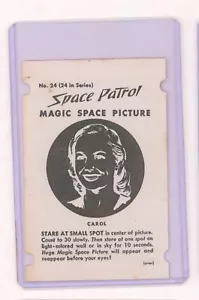 1953 Chex F280-2 Space Patrol Magic Picture Karte #24 - Bild 1 von 2