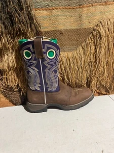 Durango RD3576 Damen Rebel Leder Cowboy quadratische Zehenpartie Damen Stiefel Größe EU38,5/US 7M - Bild 1 von 8