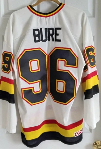 Large l Adult mens jersey nhl hockey sweater vtg Vancouver Canucks Pavel Bure 96 Cover