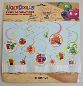 Ugly Dolls Movie Dangling Spiral Decorations Backdrop Birthday Party 12 PCS New - Picture 1 of 5