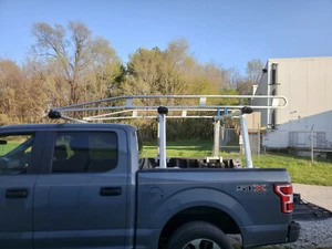 Reese Truck Bed Ladder Rack 800lb +Top Rail Kit + Protective Glides + Load Stops - Picture 1 of 12