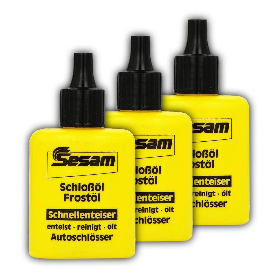 3 uds aceite de cerradura de sésamo aceite escarchado 50 ml cierre de puerta cilindro cuidado aceite lubricante - Imagen 1 de 1