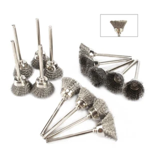 30Pcs Stainless Steel Wire Brush Set Y Type For Dremel Rotary Tool Accessories - Picture 1 of 12