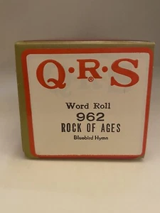 QRS Player Word Roll #962, "Rock of Ages", Bluebird Hymn - Bild 1 von 5