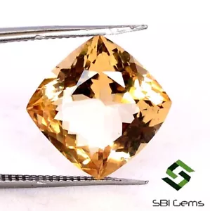 Morganite Naturale Certificata 11x11 mm Taglio Cuscino 5,04 CTS Pietra Preziosa Migliore Qualità - Foto 1 di 9