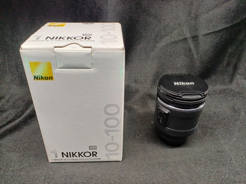 Nikon 1 NIKKOR VR 10-100mm f/4.5-5.6 PD-Zoom w/box [Near MINT] from japan - Image 1 of 4