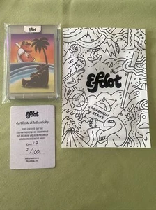 Project 2020 EFDOT ARTIST CARD #17 - TONY GYWNN COMPANION CARD - BEACH BLOB /100 - Picture 1 of 4