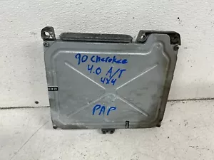 1987-1990 Jeep Cherokee 4.0 A/T ecu ecm engine computer module Comanche Wagoneer - Picture 1 of 6