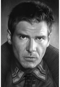 Blade Runner Movie Rick Deckard Portrait Poster Giclee Print Art 12x18 Mondo - Picture 1 of 1