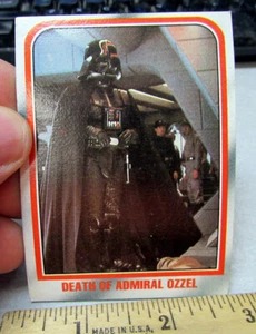 1980 Star Wars Empire Strikes Back card #34, Darth Vader, Death of Admiral Ozzel - Picture 1 of 2