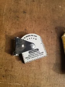 General Howe Man. Co. Magnetic Level, Protractor, Rule, Square 1/16" Scale - Picture 1 of 10