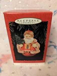Hallmark Keepsake Evergreen Santa 1996 Special Edition Christmas Ornament - Picture 1 of 1