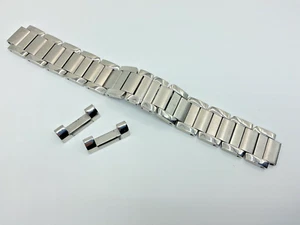 25 MM MASSIVES 316L S/S BAND ARMBAND FÜR CARTIER TANK ANGLAISE XL 47 MM - Bild 1 von 6
