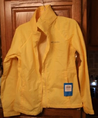 ¡NUEVO! $75 COLUMBIA Switchback III Impermeable Lluvia Senderismo Chaqueta de Viaje Para Mujer Pequeña Foto 1 de 3