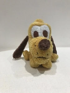 Disney Pluto Small Soft Toy Plush Yellow 7" - Picture 1 of 9