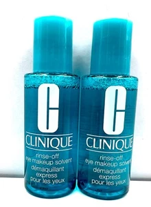 Lot of 2:  Clinique Rinse off Eye Makeup Solvent  60ml* 2 = 120ml / 4 oz total - Picture 1 of 2