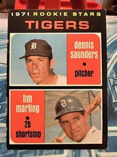 1971 TOPPS BASEBALL #423 DETROIT TIGERS ROOKIE STARS 