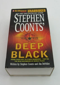 Deep Black, by Stephen Coonts and Jim DeFelice, 2003 audio cassette audio book - Picture 1 of 4
