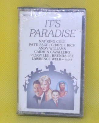 SHRINK SEALED It's Paradise Patti Page Peggy Lee Nat King Cole Cassette - Image 1 of 2