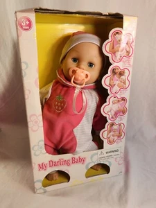 My Darling Baby 2010 Unopened in Original Box Doll Pacifier Pink Berry READDESC - Picture 1 of 12