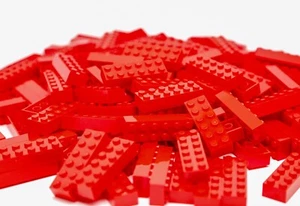 LEGO®  2456 Basic Legostein 2x6 Rot Red  - 150 Stück - Bild 1 von 1