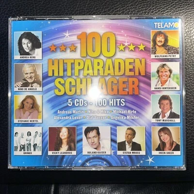 100 Hitparaden Schlager von Telam CD 🔝 Andrea Berg, De Angelo, Petry,I. Seher - Bild 1 von 4
