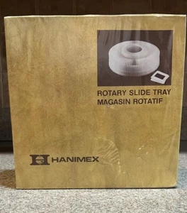 Hanimex Rotary Slide Tray Vintage Each Holds 100 2"x2" Slide Sealed Vintage New - Picture 1 of 5
