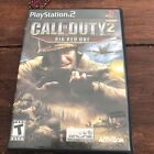 Call Of Duty 2: Big Red One (Sony Playstation 2, 2005) One Light Long Scratch