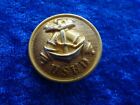 A24-11) US Navy 1 Knopf Anker gold ca.25,4mm button 1in old WWI/II USED