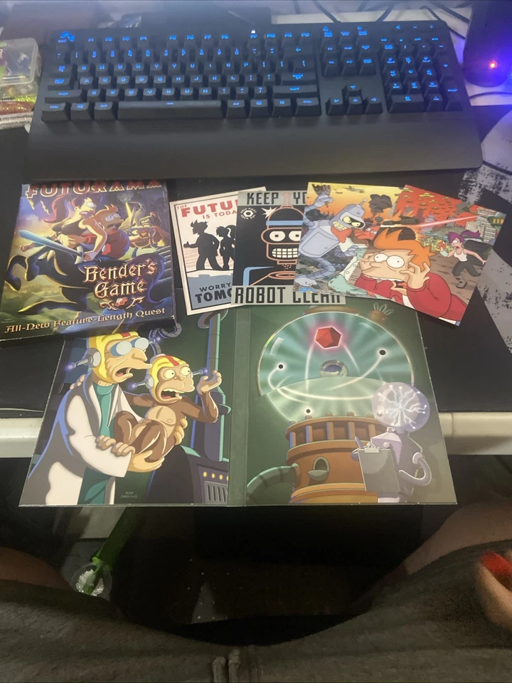 Futurama: Bender's Game (DVD, 2008) Slip + Postcards! - Image 1 of 1