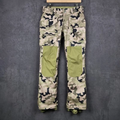 Pantalones de Snowboard Burton Southside Hombres Pequeños Ajustados Camuflados Verde Negro Nieve Esquí Invierno Foto 1 de 4