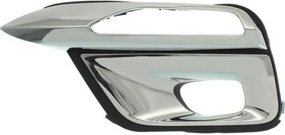 For 2015-2017 QX80 Fog Light Trim Front, Left Black & Chrome IN1038107 Foto 1 de 4