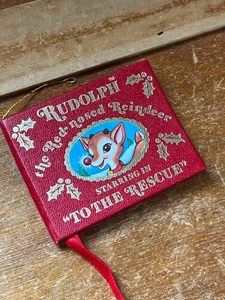 Vintage 1981 Kurt S. Adler Rudolph the Red-Nosed Reindeer to the Rescue Small - Picture 1 of 4