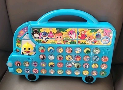 Pinkfong Aprendizaje Alfabeto Versión en Inglés Autobús Jugar Juguete Bebé y Niños ¡Funciona! Foto 1 de 3